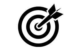 Graphic of a precision target symbolizing the high accuracy required for currency strength meter calculations.